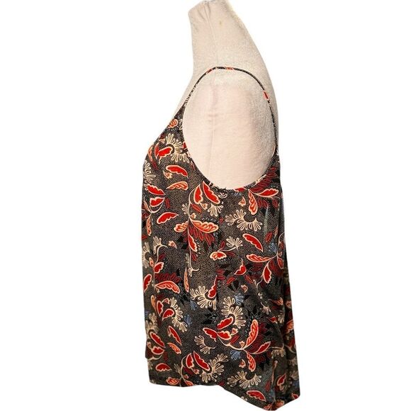 H&M Conscious Flowy Sleeveless Lightweight Printed Blouse Top. Medium. - Picture 2 of 8